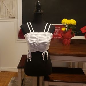 Spaghetti strap crop